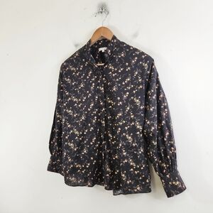 Ann Mashburn Floral Button Down Top